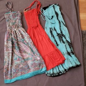 3 summer dresses